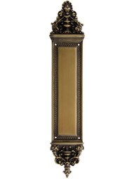 18" Apollo Push Plate in Solid Brass
